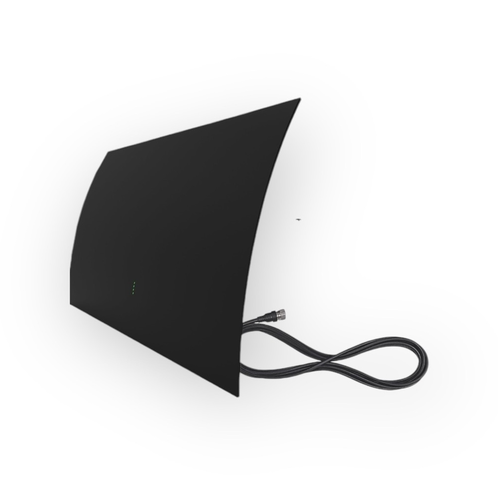 Mohu ★ Arc Pro Amplified Indoor HDTV Antenna ★ Base Stand ★ Black ★ Get Free TV